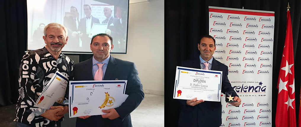 Distintivos y galardones de Celebraciones PG